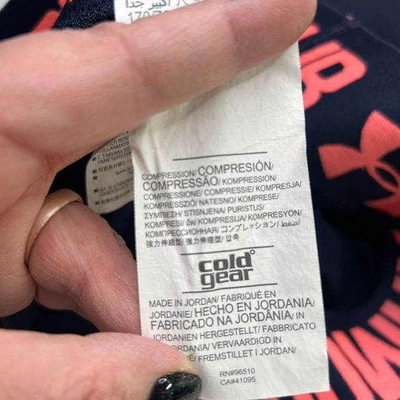 Under Armour Women's XL Blue ColdGear Compression Athletic Leggings Full Length - Picture 2 of 9